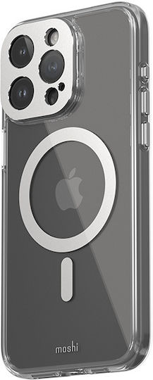 Moshi Iglaze Wallet Silicon Gri (iPhone 15 Pro Max)