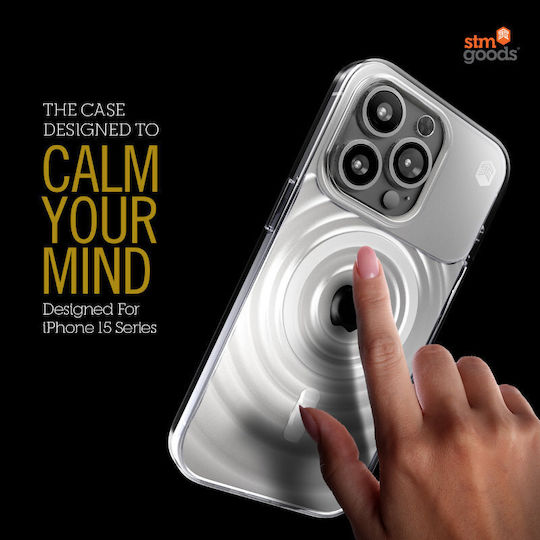 STM Back Cover Σιλικόνης Μαύρο (iPhone 15)