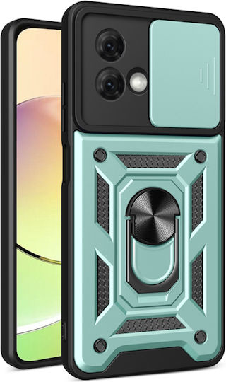 Techsuit Camshield Back Cover Plastic / Silicone Green (Moto G84)