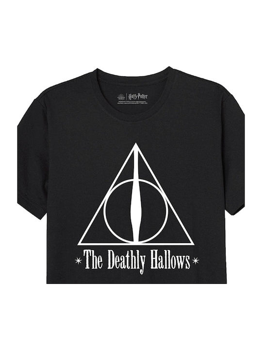 Cotton Division T-shirt Harry Potter Μαύρο Βαμβακερό