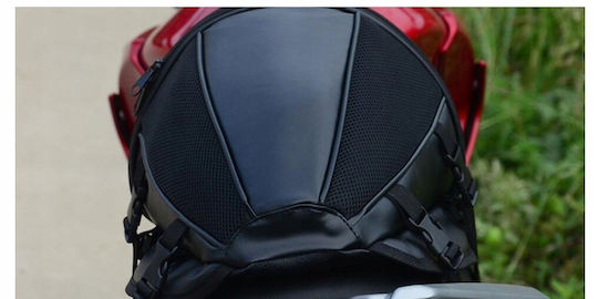Korbi Coadă sac Geantă moale pentru motocicletă Impermeabil în culoarea Negru