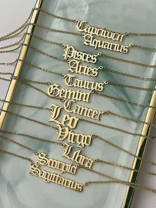 Goldsmith Κολιέ Ζώδιο Λέων από Ασήμι