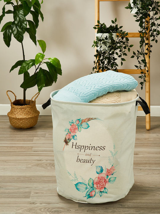 Whitegg Καλάθι Απλύτων Υφασμάτινο 37x37x47cm Τιρκουάζ Whitegg Καλάθι Απλύτων Υφασμάτινο 37x37x47cm Τιρκουάζ