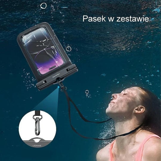 Usams Us-yd012 Αδιάβροχη έως 6.7" Μαύρο