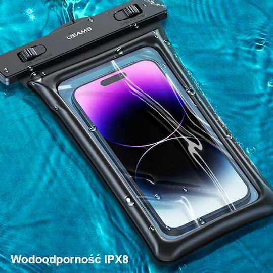 Usams US-YD011 Wasserdichtes Gehäuse bis 7" Transparent 7FSD1104