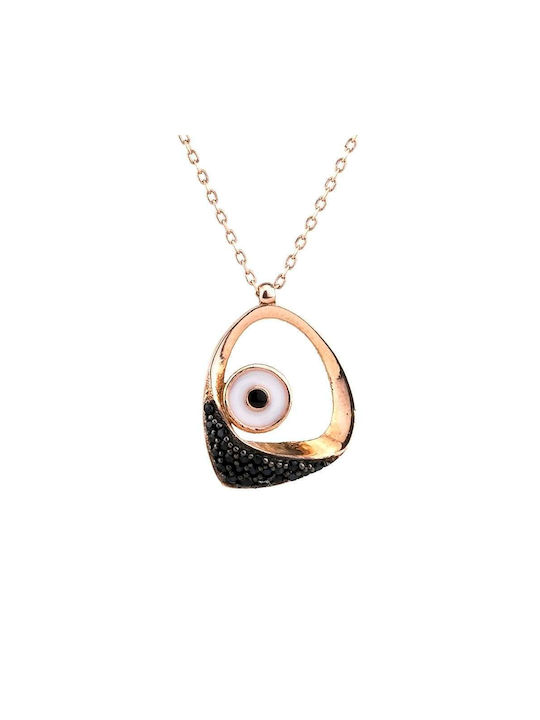 Goldsmith Eye from Pink Gold Plated Silver