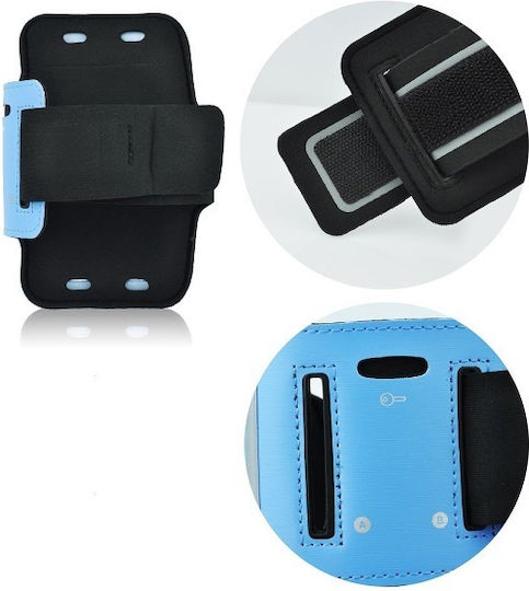 Sport Case Armband Armbinde bis 4" Blau TE5901737279361