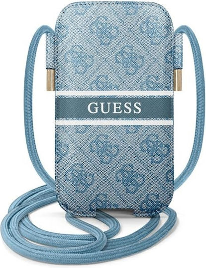 Guess Hardcase 4G Stripe Pouch έως 6.1" Indigo Blue GUPHM4GDBL