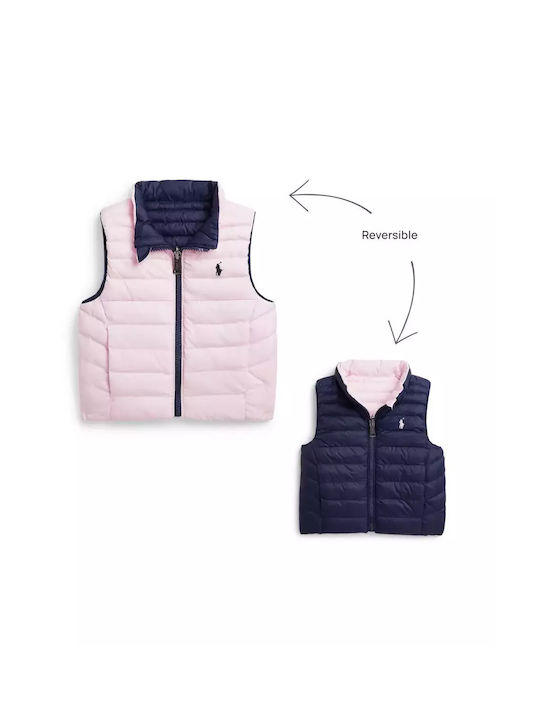 Ralph Lauren Jachetă casual pentru copii Fără mâneci Pink