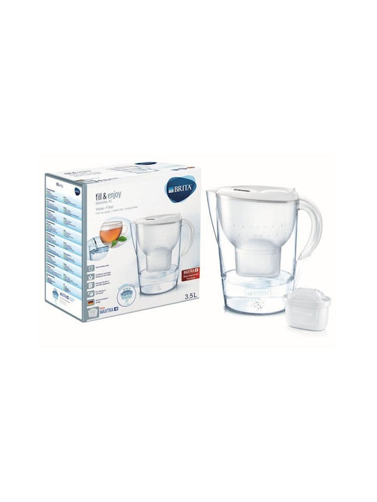 Brita Marella XL Plastic Jug White with Filter 3500ml