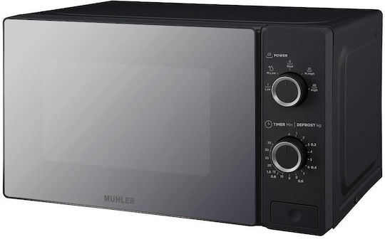 Muhler MO-5029B Φούρνος Μικροκυμάτων 20lt Μαύρος