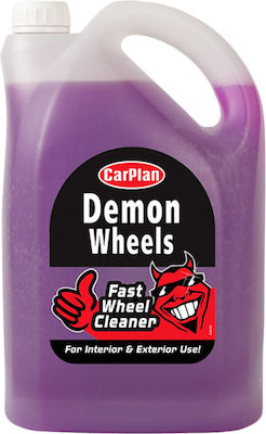 Car Plan Demon Wheels Fast Wheel Cleaner Flüssig Reinigung für Felgen Auto 5lt CDE005