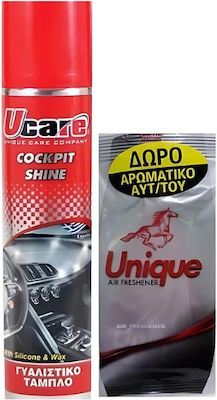 Ucare Spray de curățare / lustruire și protecție pentru bord auto 400ml 00-01-100