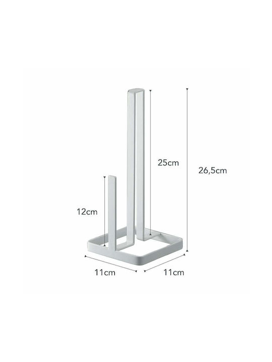 Yamazaki Papierhandtuchhalter Weiß 11x11x26.5cm 2696.951267