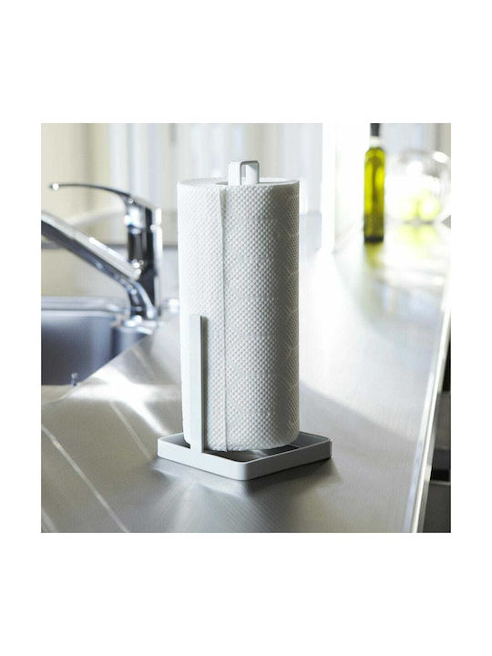 Yamazaki Metallic Paper Towel Holder White 11x11x26.5cm 2696.951267