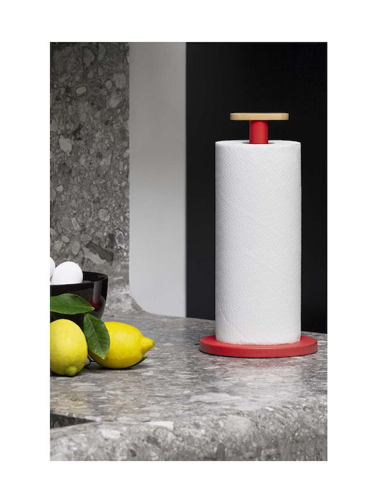 Alessi Mattina Papierhandtuchhalter Rot 16x16x33cm BG05