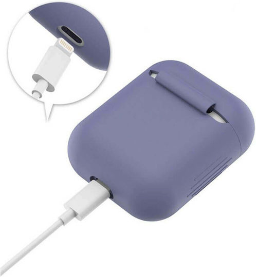 Tech-Protect Icon Θήκη Σιλικόνης σε Ροζ χρώμα για Apple AirPods