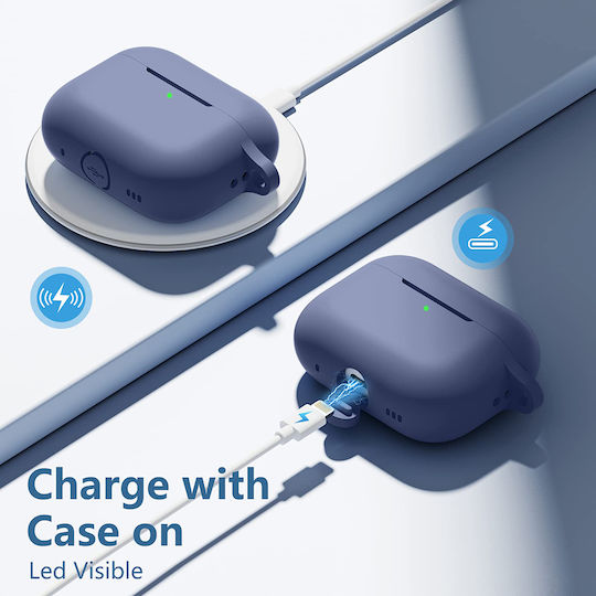 Techsuit Калъф в Сив цвят за Apple AirPods 3
