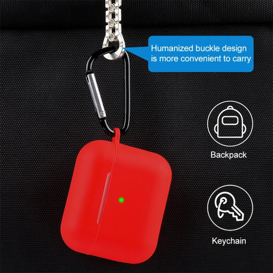 Sonique 1 Set with Keychain Black for Apple AirPods 3