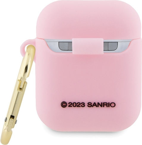 Hello Kitty Hülle Silikon in Rosa Farbe für Apple AirPods 1 / AirPods 2