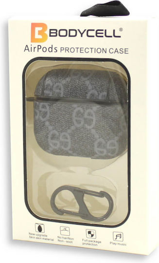 Bodycell ALC04 Silicone Case with Keychain Brown for Apple AirPods Pro