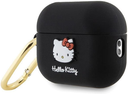 Hello Kitty Hülle Silikon in Schwarz Farbe für Apple AirPods Pro 2