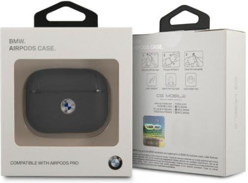 BMW Θήκη Δερμάτινη σε Navy Μπλε χρώμα για Apple AirPods Pro