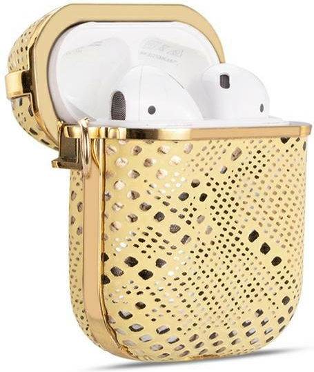 Beline Elegance Cover Case Plastic in Gold color for Apple AirPods 1 / AirPods 2
