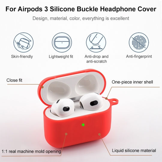 Sonique Etui & Ohrhaken-Set in Flieder Farbe für Apple AirPods 3