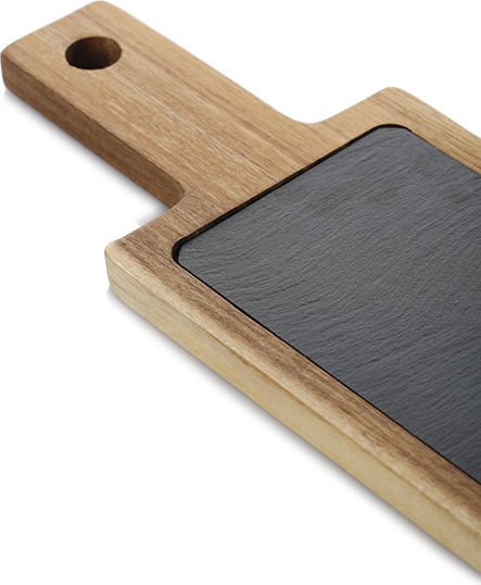 ArteLibre Stone Cheese Serving Platter with Handle 45x13x1.5cm