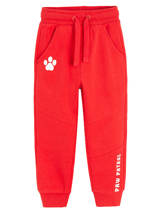 Kids Sweatpants Set Red 2pcs