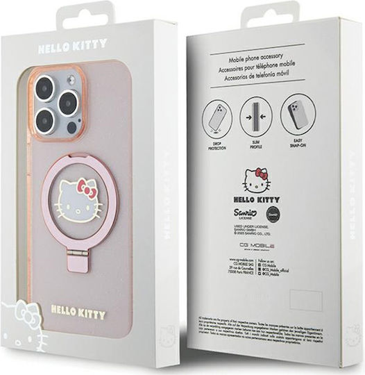 Hello Kitty Задна корица Пластмаса Розов (iPhone 15 Pro Max)