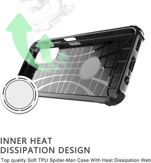 Techsuit Hybrid Umschlag Rückseite Silikon Schwarz (Galaxy A15)