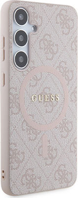 Guess 4g Colored Задна корица Изкуствена кожа / Кожа Розов (Galaxy S24+)