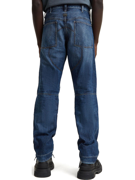 5620 3d Men's Jeans Pants with Regular Fit Dark Aged Denim