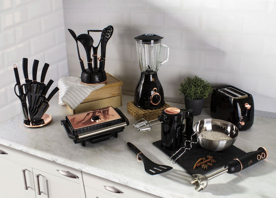 Berlinger Haus Ръчен Блендер с Аноскидова Пръчка 500W Black Rose Collection