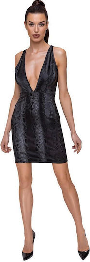 Rochie sexy de lenjerie pentru femei cu imprimeu de șarpe, mărime R