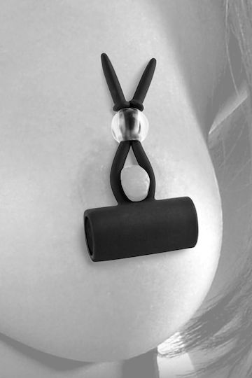 Orion Vibrating Silicone Nipple Σφιγκτήρες Θηλών σε Flesh Χρώμα