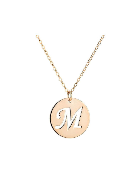 Goldsmith Necklace Monogram from Gold Plated Silver