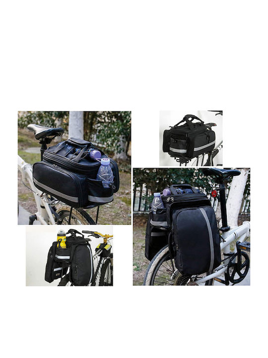 Verk Group Double Bicycle Rack Bag Black