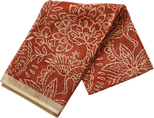 Noidinotte Beach Towel Cotton Orange 170x90cm.