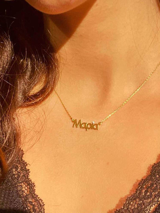 Goldsmith Charm Name aus Vergoldet Silber