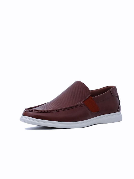 Cockers Men's Synthetic Leather Casual Shoes Tabac Brown