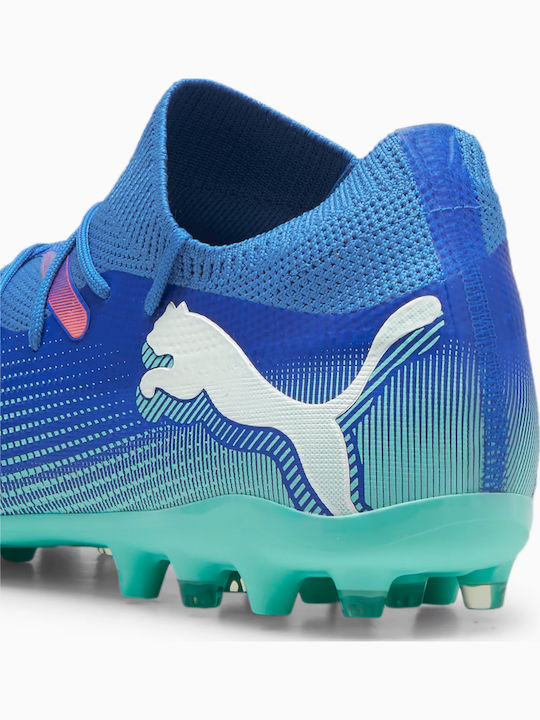 PUMA Future 7 Match Fußballschuhe mit Stollen Blau