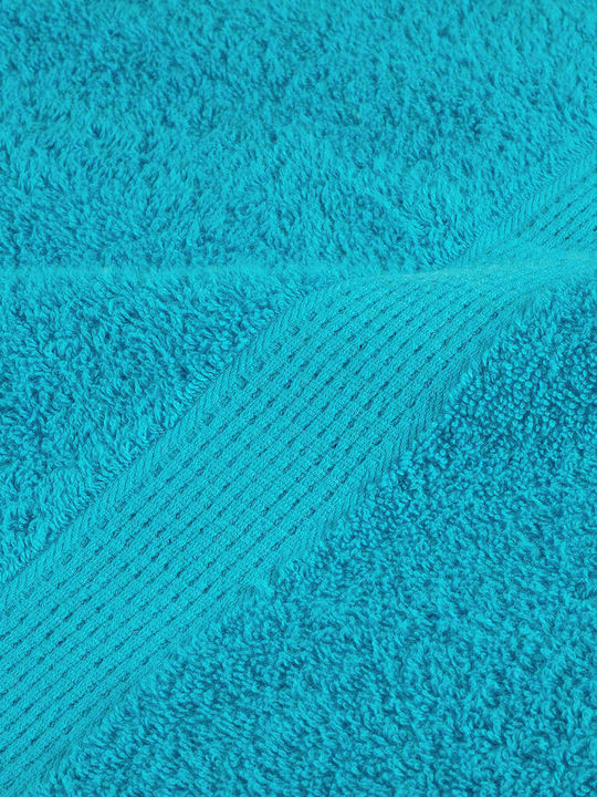 vidaXL Bath Towel 100x200cm Turquoise 4 Pieces Weight 600gsm