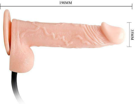 Baile Realistic Vibrator 19.3cm Flesh