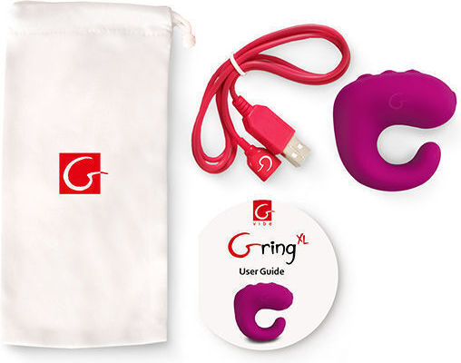 Fun Toys Gring Xl Finger Vibrator Sweet Raspberry Δονητής Δακτύλου Μωβ