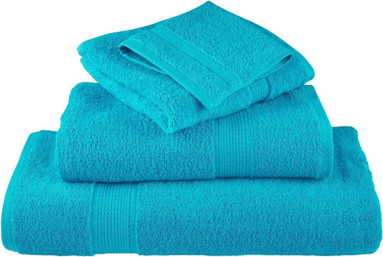 vidaXL Set 2 Hotel Pool and Beach Towels 200x80 cm 600gsm Turquoise