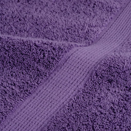 vidaXL Set 10 Hotel Bathroom Towels 150x100 cm 600gsm Purple