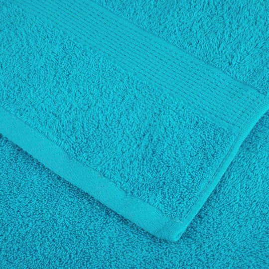 vidaXL Хотелска Кърпа 140x70 см. Тюркоазен Тегло 600gsm